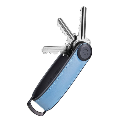 Orbitkey Hybrid Leather Key Organiser lake blue