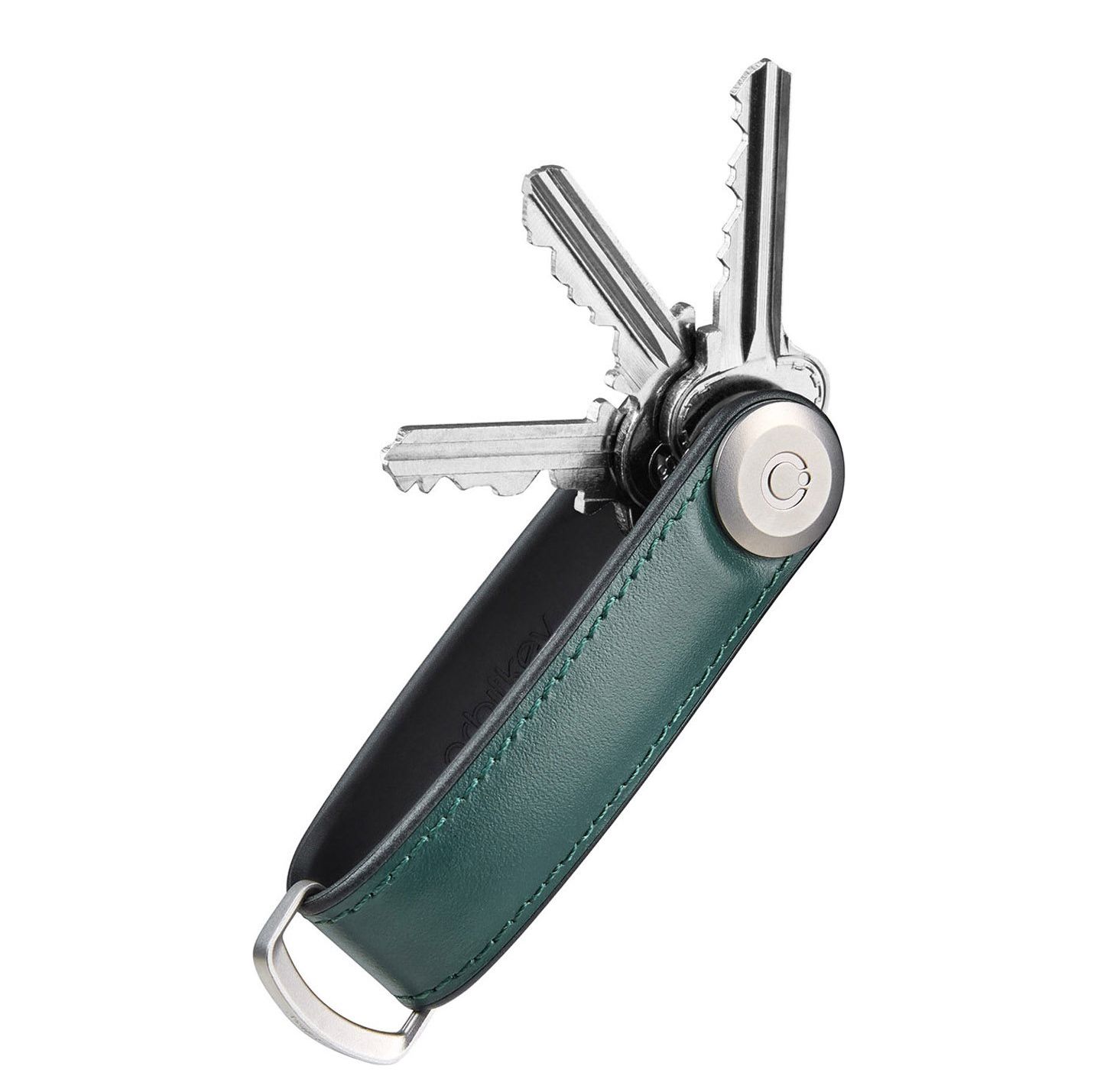 Orbitkey Hybrid Leather Key Organiser pine green Etui
