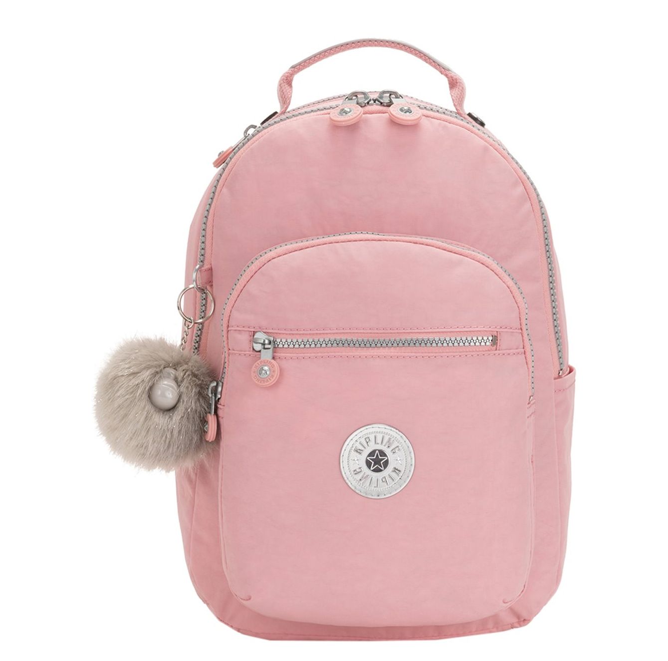 Kipling Seoul S schooltas roze