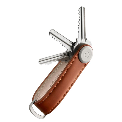 Orbitkey Premium Leather 2.0 Keyholder cognac / tan
