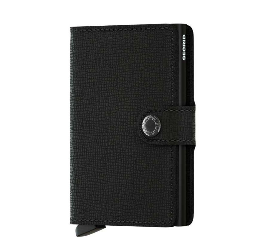 Secrid Miniwallet Portemonnee black crisple pasjeshouder