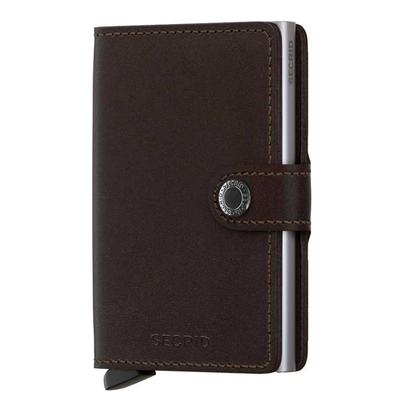 Secrid Miniwallet Portemonnaie brown dark
