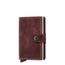 Secrid Miniwallet Portemonnee brown Vintage leather