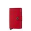 Secrid Miniwallet Portemonnaie red leather