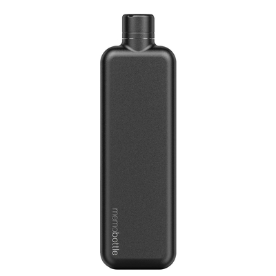 Memobottle Slim Bottle Stainless Steel 600ml black