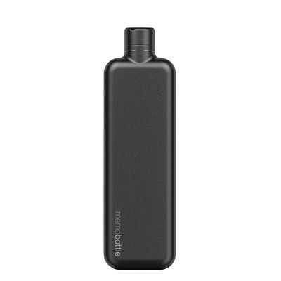 Memobottle Slim Bottle Stainless Steel 600ml black