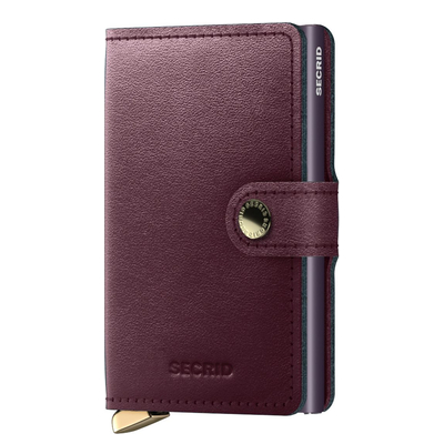 Secrid Miniwallet Portemonnee Dusk bordeaux