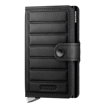 Secrid Miniwallet Portemonnee Emboss Lines black