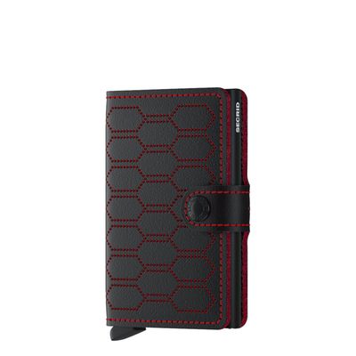 Secrid Miniwallet Portemonnee Fuel black & red