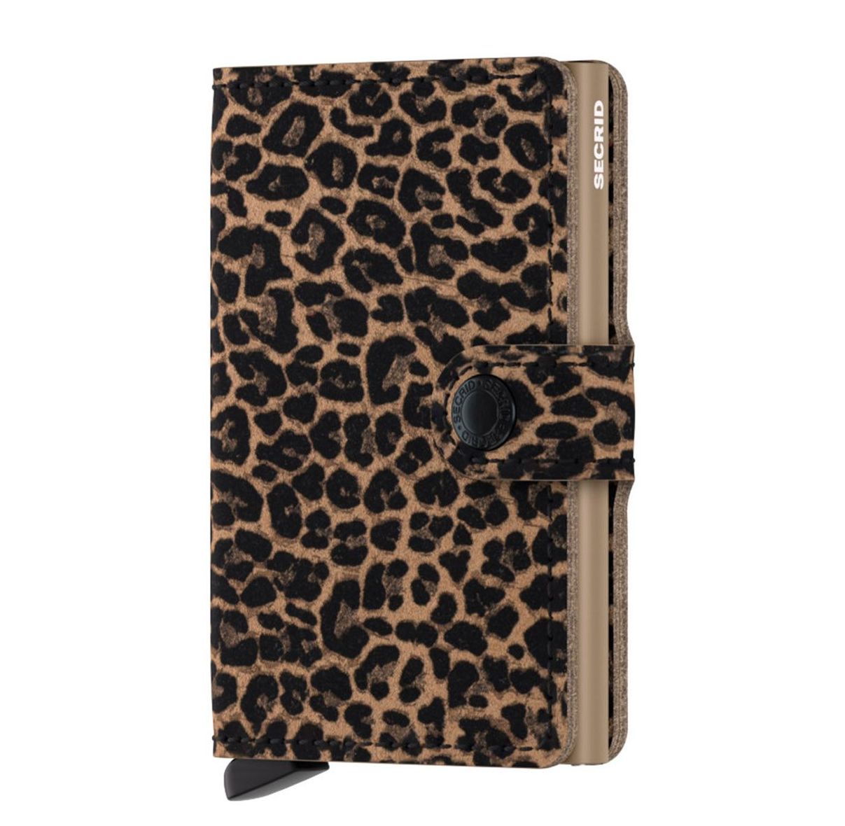 Secrid Miniwallet Portemonnee Leo beige pasjeshouder dames