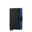 Secrid Miniwallet Portemonaie Matte black & blue