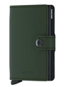 Secrid Miniwallet Portemonnee Matte green / black