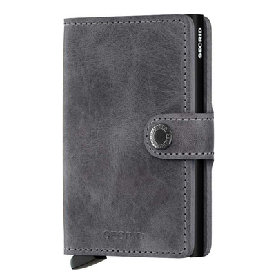 Secrid Miniwallet Portemonnee Vintage grey / black