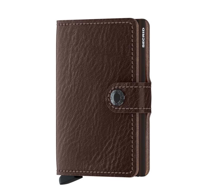 Secrid Miniwallet Portemonnee Veg espresso-brown pasjeshouder