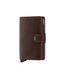 Secrid Miniwallet Portemonnee Veg espresso-brown