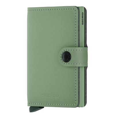 Secrid Miniwallet Portemonnee Yard Powder pistachio