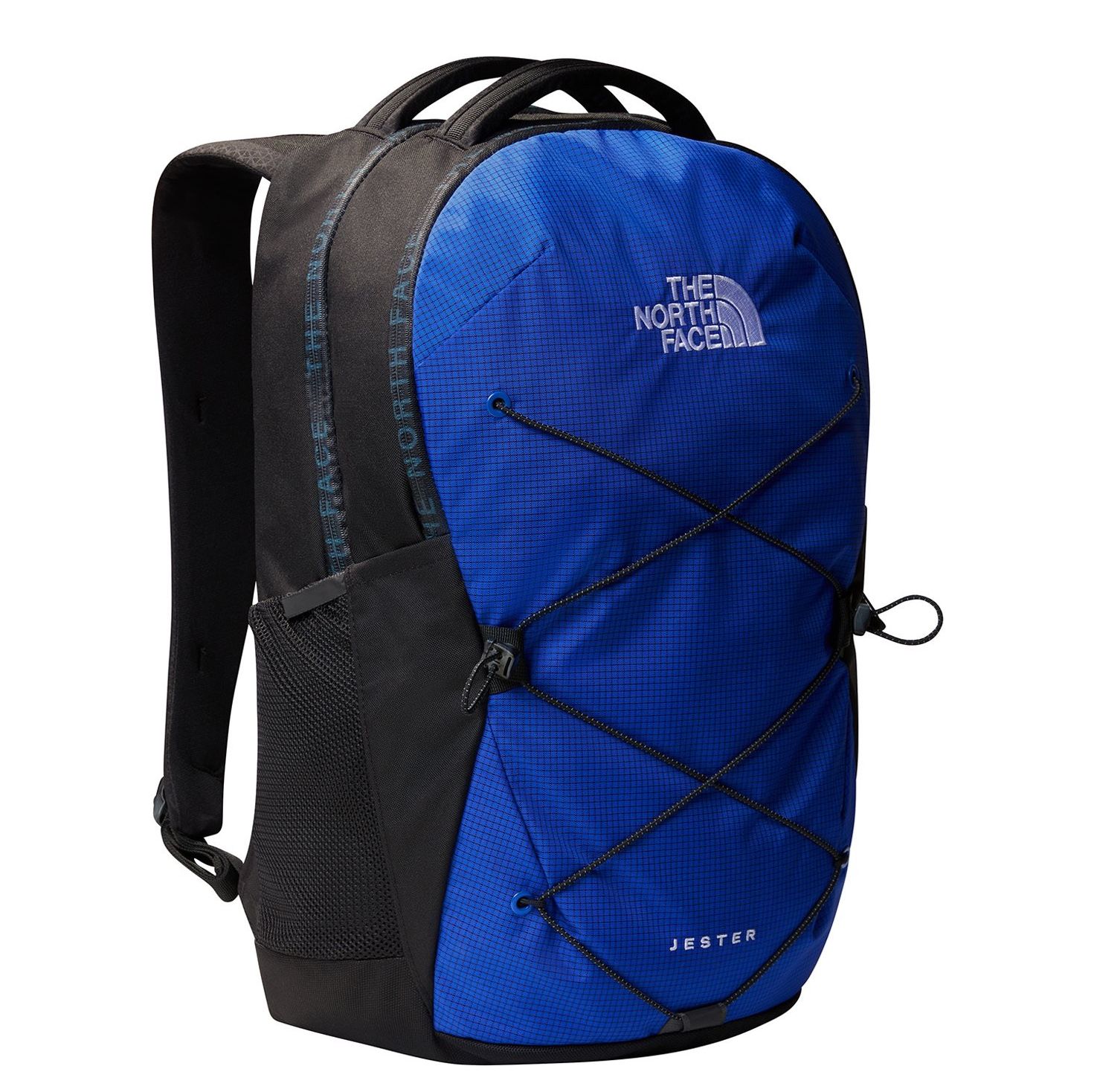 The North Face Jester rugzak zwart en blauw