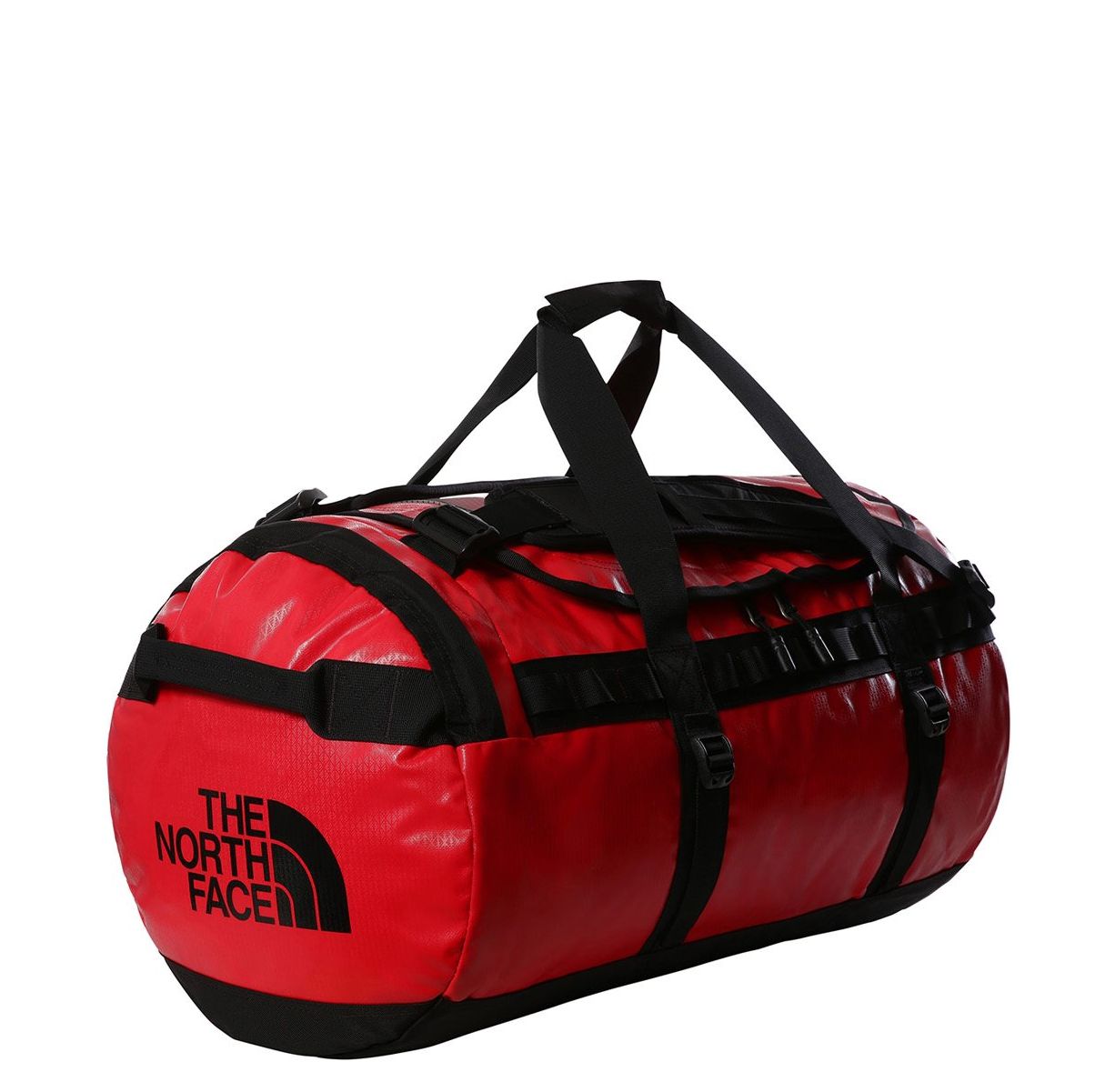 The North Face Base Camp Duffel M duffel zwart en rood
