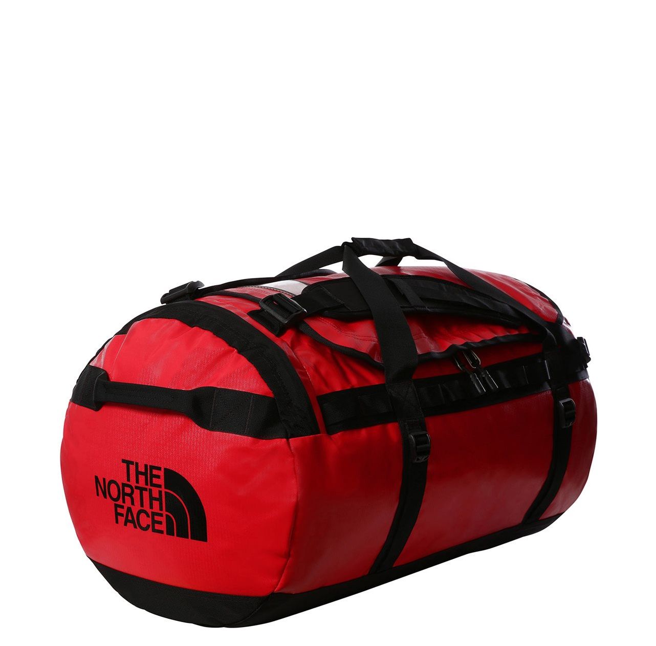 The North Face Base Camp Duffel L duffel zwart en rood