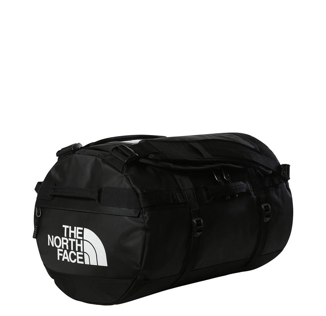 The North Face Base Camp Duffel S weekendtas zwart en wit