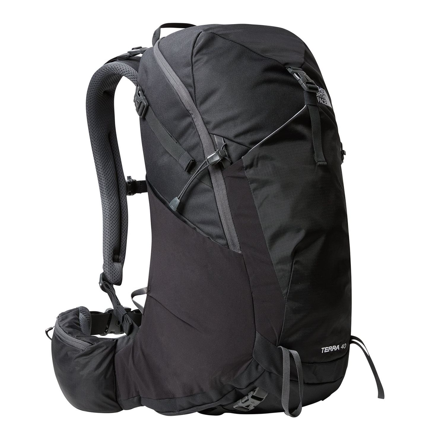 The North Face Terra rugzak zwart en grijs