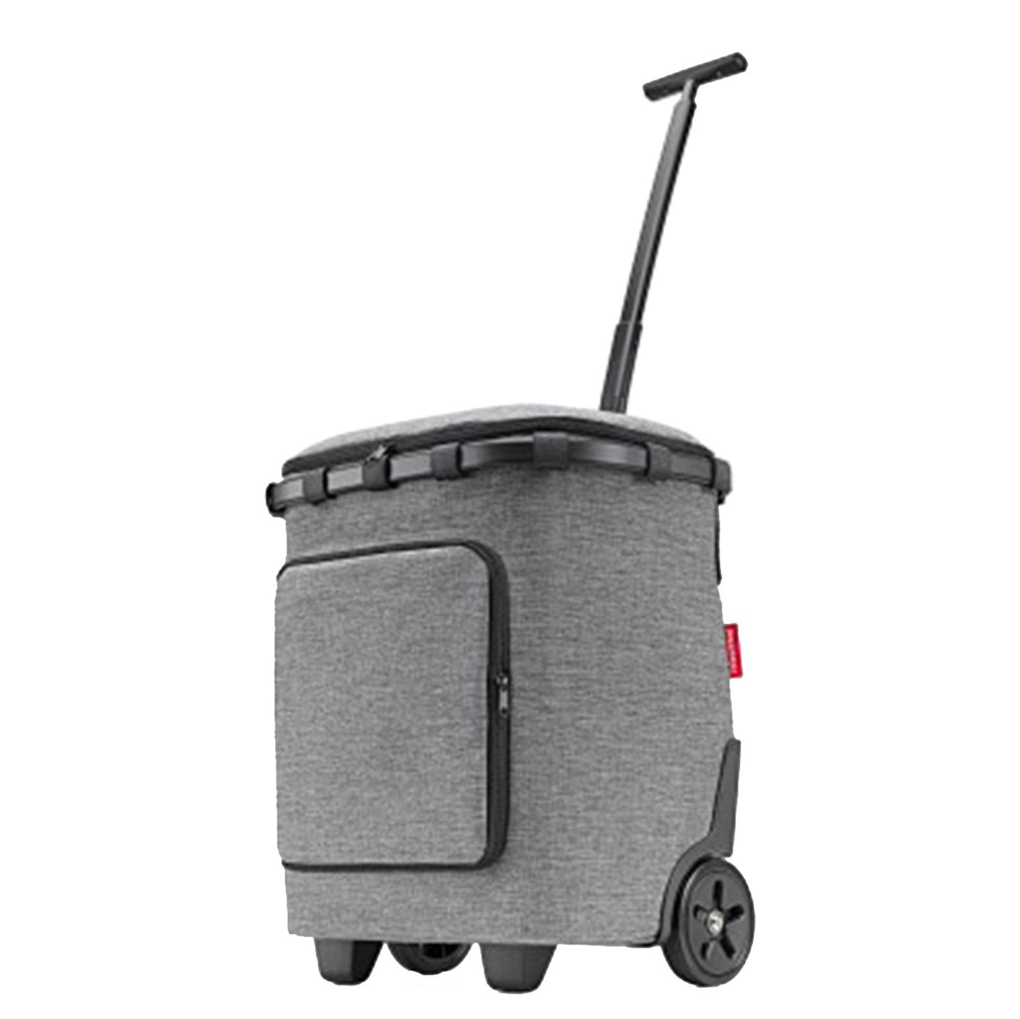 Reisenthel Carrycruiser Plus Boodschappentrolley - 43 + 3 L - Twist Silver Grijs