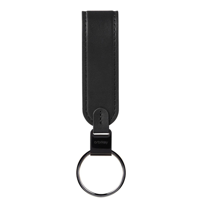 Orbitkey Loop Keychain Leather black
