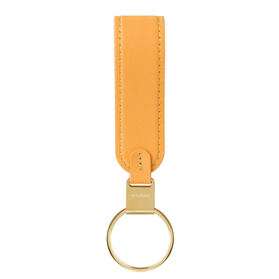 Orbitkey Loop Keychain Leather orange
