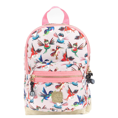 Pick & Pack Birds Backpack S soft pink