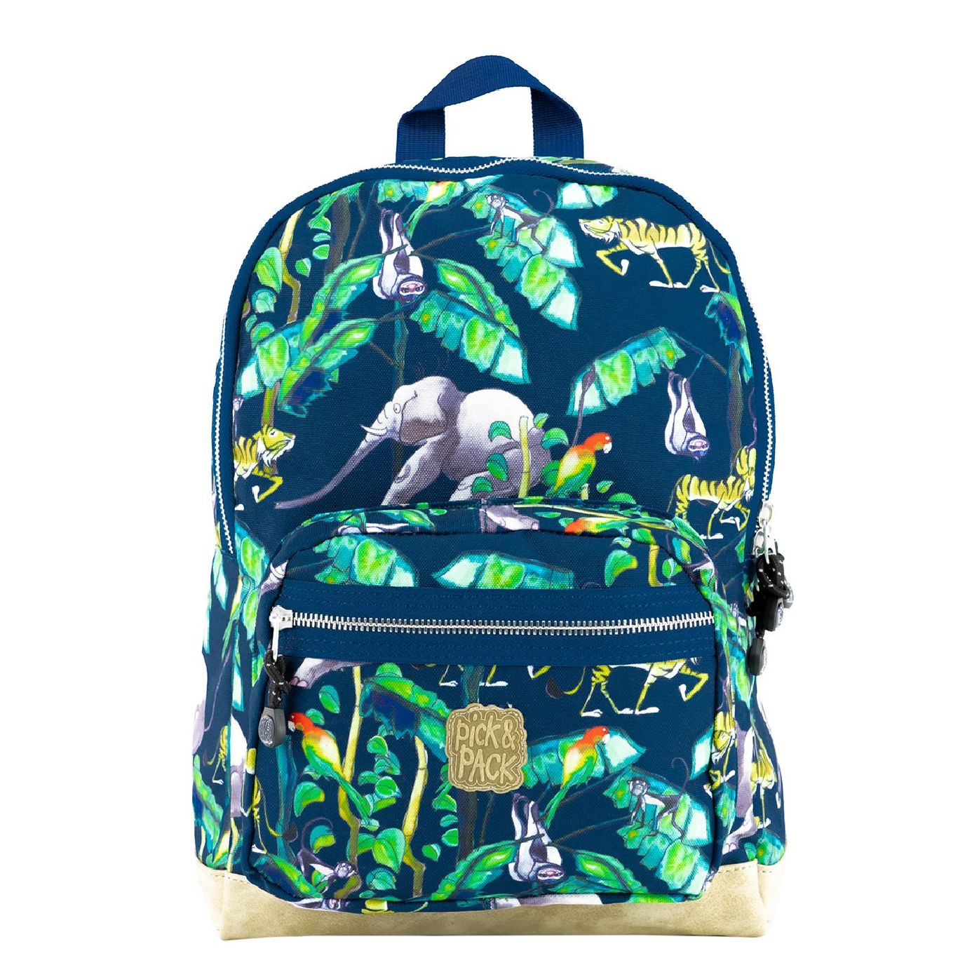 Pick & Pack rugzak blauw en multicolor
