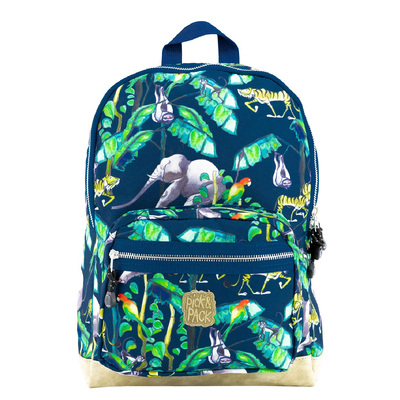 Pick & Pack Happy Jungle Backpack M navy