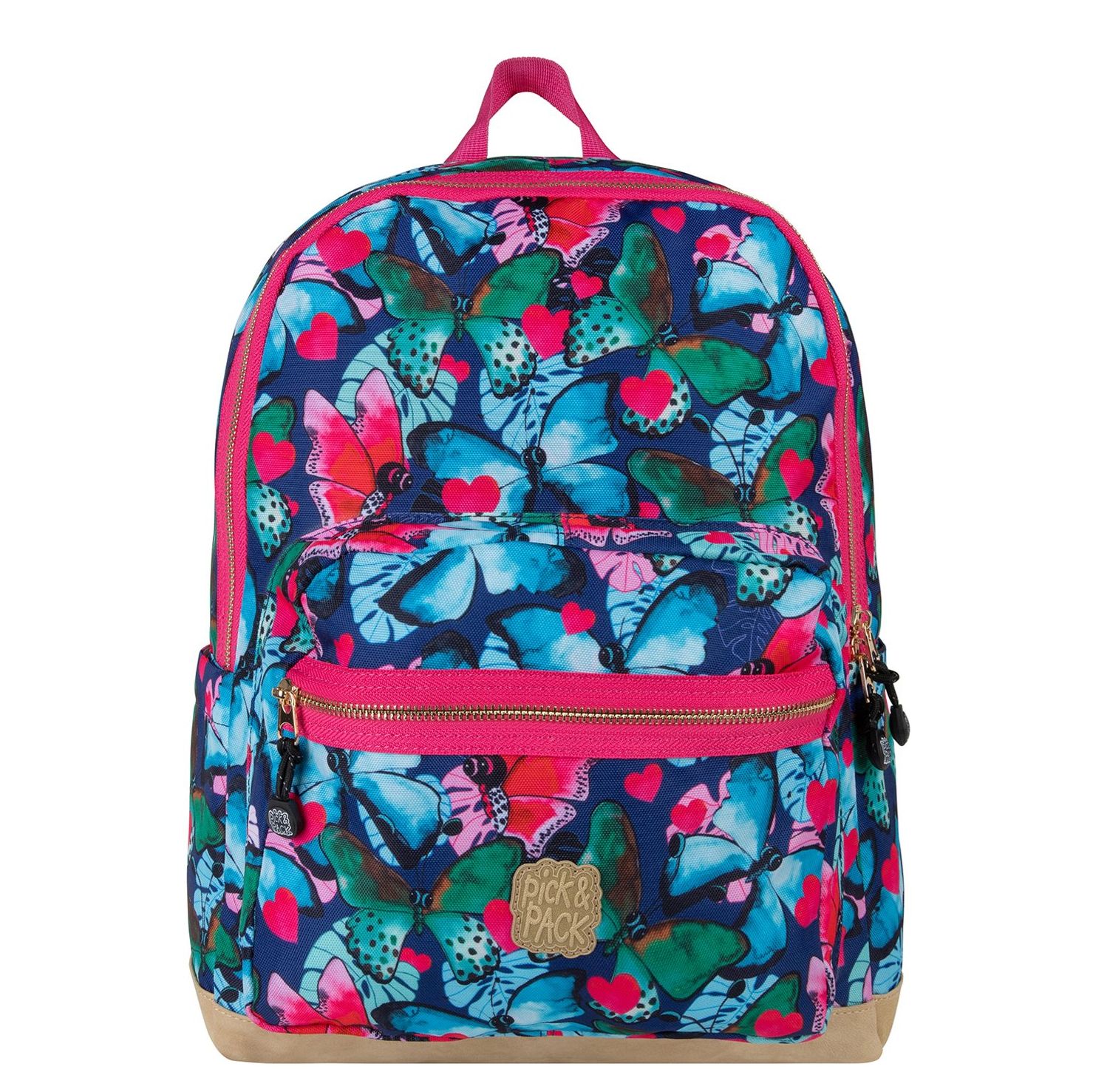 Pick & Pack rugzak blauw en multicolor