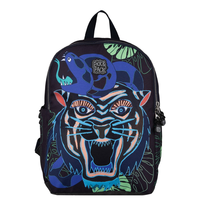 Pick & Pack Dangerous Cat AOP Backpack M carbon
