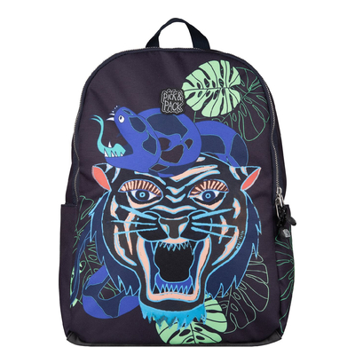Pick & Pack Dangerous Cat AOP Backpack L carbon