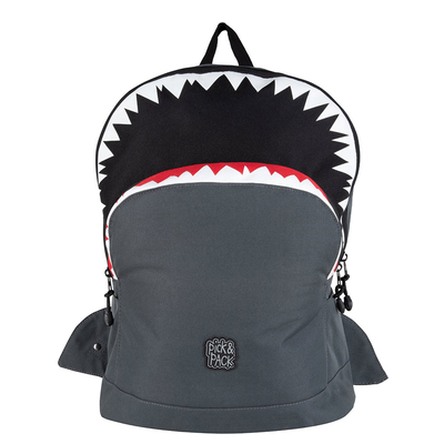 Pick & Pack Shark Shape Backpack L anthracite