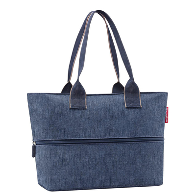 Reisenthel Shopping Shopper e1 herringbone dark blue