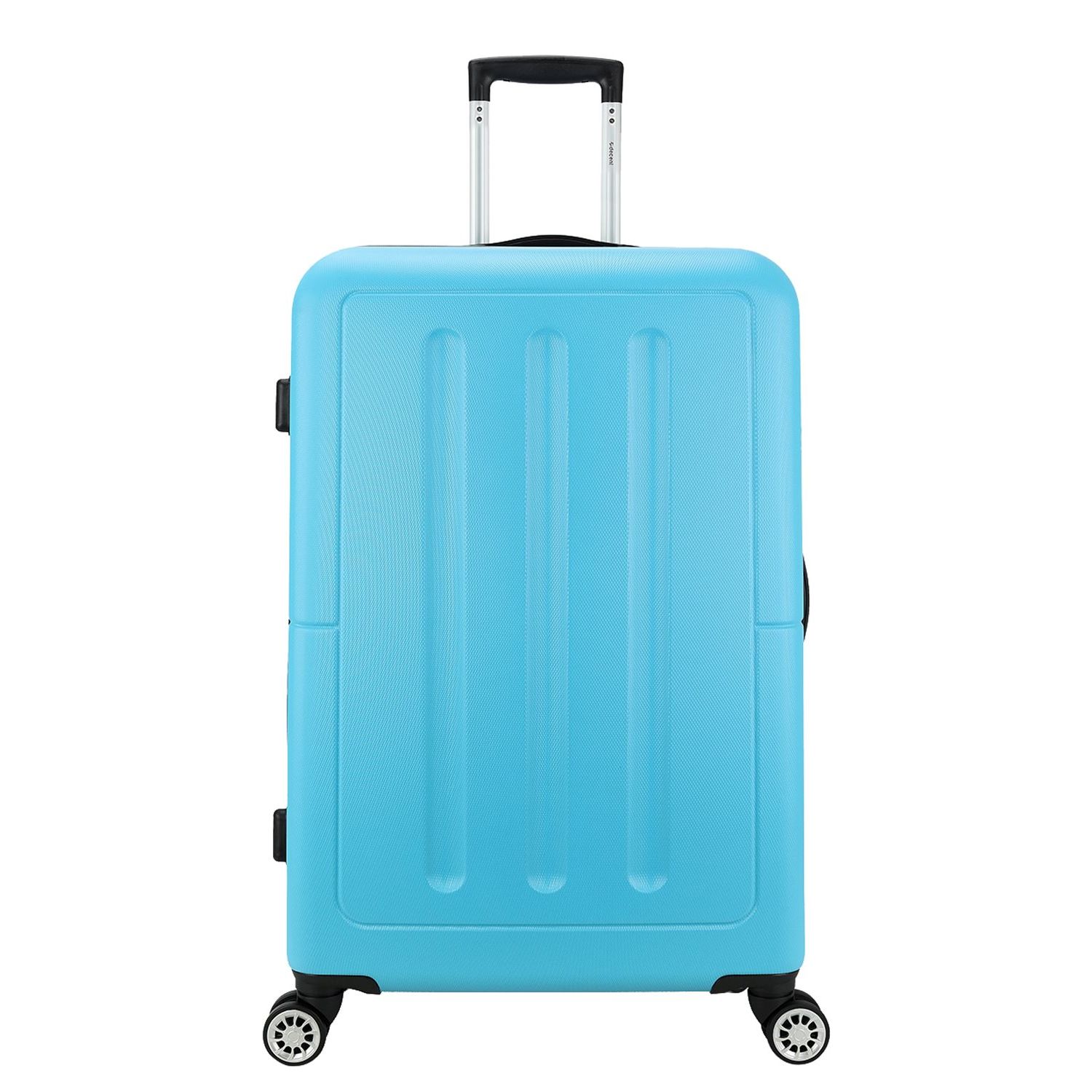 Decent Neon-Fix Trolley 76 blauw Harde Koffer