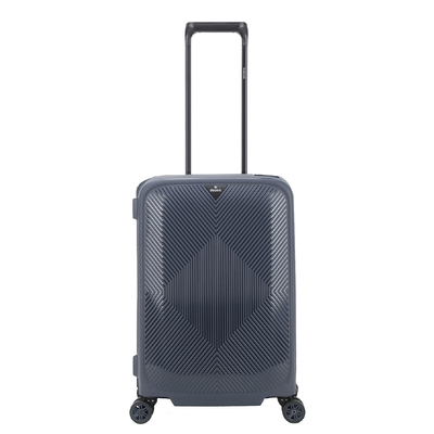 Decent Axiss-Fix 4 Wiel Cabin Trolley 55 donkerblauw