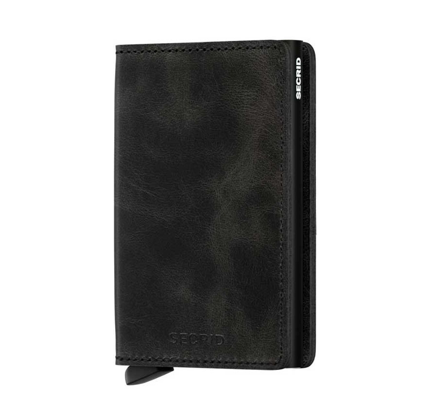 Secrid Slim Wallet Pasjeshouders zwart