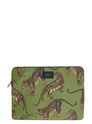 Wouf Olive Leopard Laptop Sleeve 15-16" multi