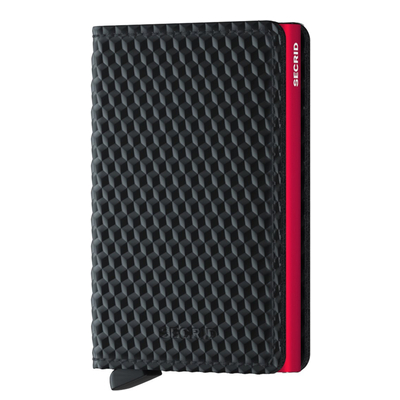 Secrid Slimwallet Portemonnee Cubic black / red