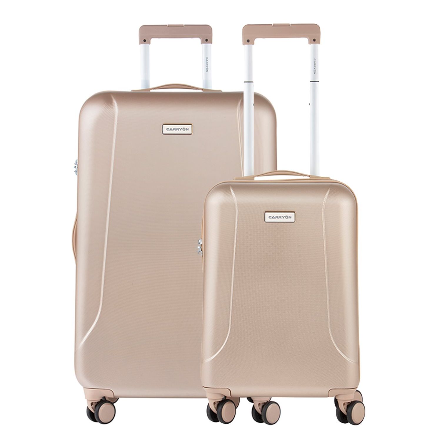CarryOn Skyhopper 55 Koffersets zilver en goud