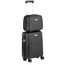 CarryOn Skyhopper 4 rollen Trolley 55 + Beautycase Set black