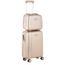 CarryOn Skyhopper 4 rollen Trolley 55 + Beautycase Set champagne