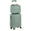 CarryOn Skyhopper 4 rollen Trolley 55 + Beautycase Set olive