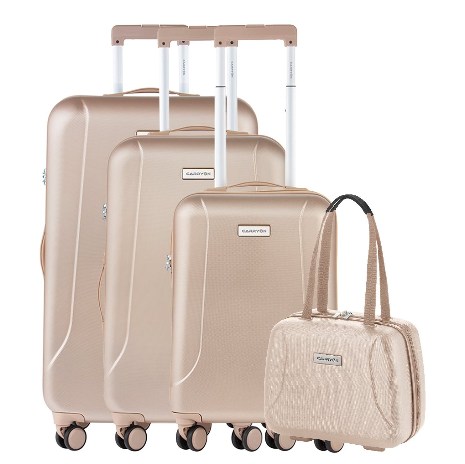 CarryOn Skyhopper Beautycases zilver en goud
