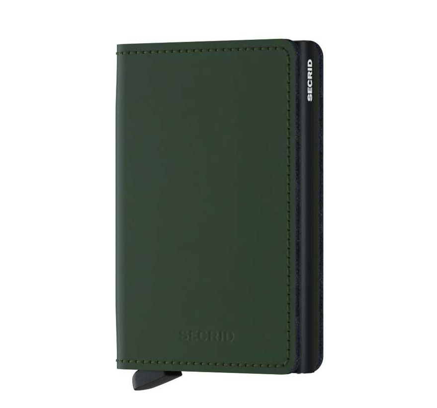 Secrid Slim Wallet Pasjeshouders zwart en groen