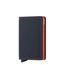 Secrid Slimwallet Portemonnaie Matte night blue & orange