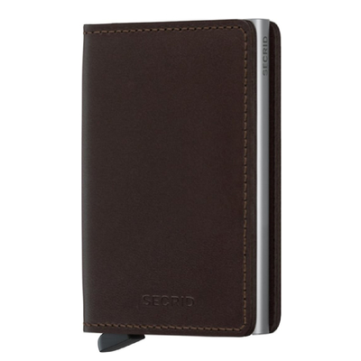 Secrid Slimwallet Portemonnee Original dark brown