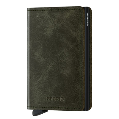 Secrid Slimwallet Portemonnee Vintage olive black
